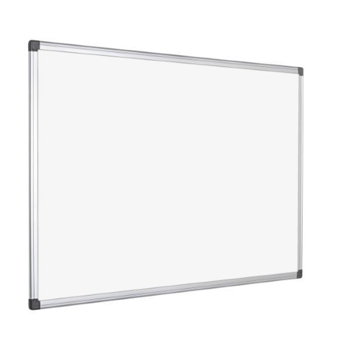 Bi-Office Maya - Lavagna bianca - montabile a parete - 1800 x 1200 mm - smalto ceramica - bianco - struttura in alluminio anodizzato